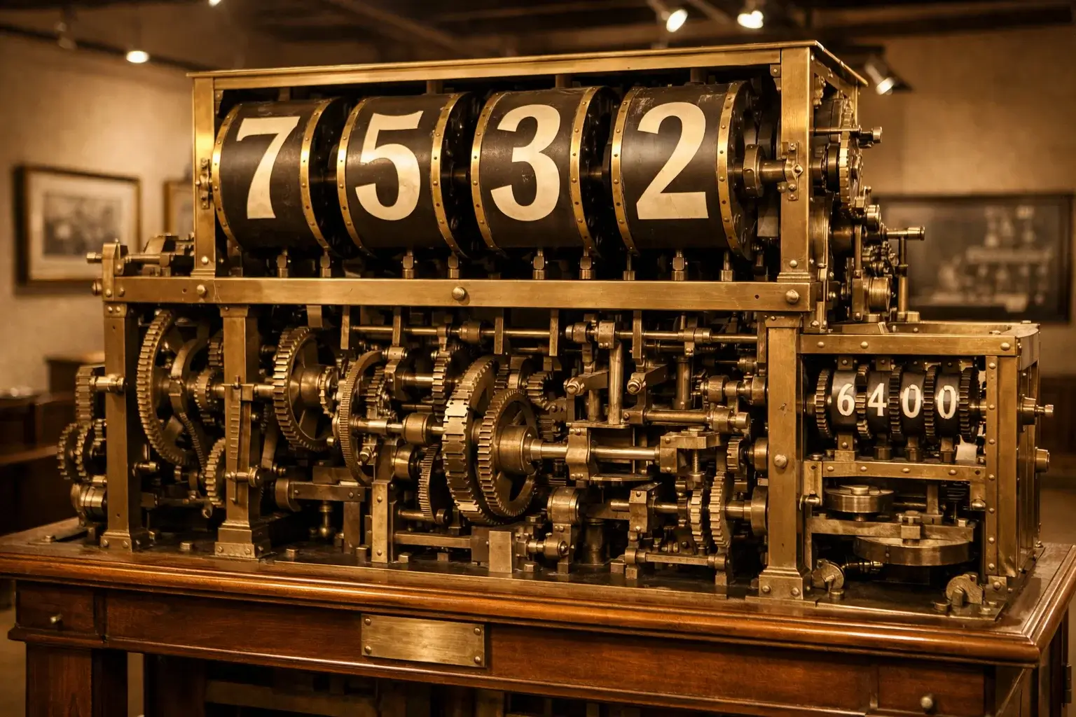 Historischer Totalisator-Automat aus dem 19. Jahrhundert